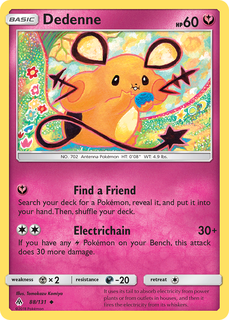 Dedenne (88/131) [Sun & Moon: Forbidden Light] | Galactic Gamez