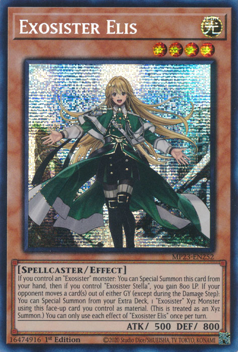 Exosister Elis [MP23-EN252] Prismatic Secret Rare | Galactic Gamez