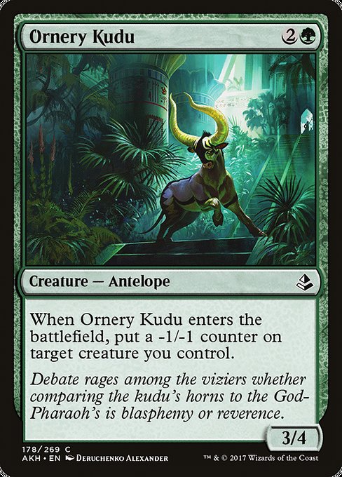 Ornery Kudu [Amonkhet] | Galactic Gamez