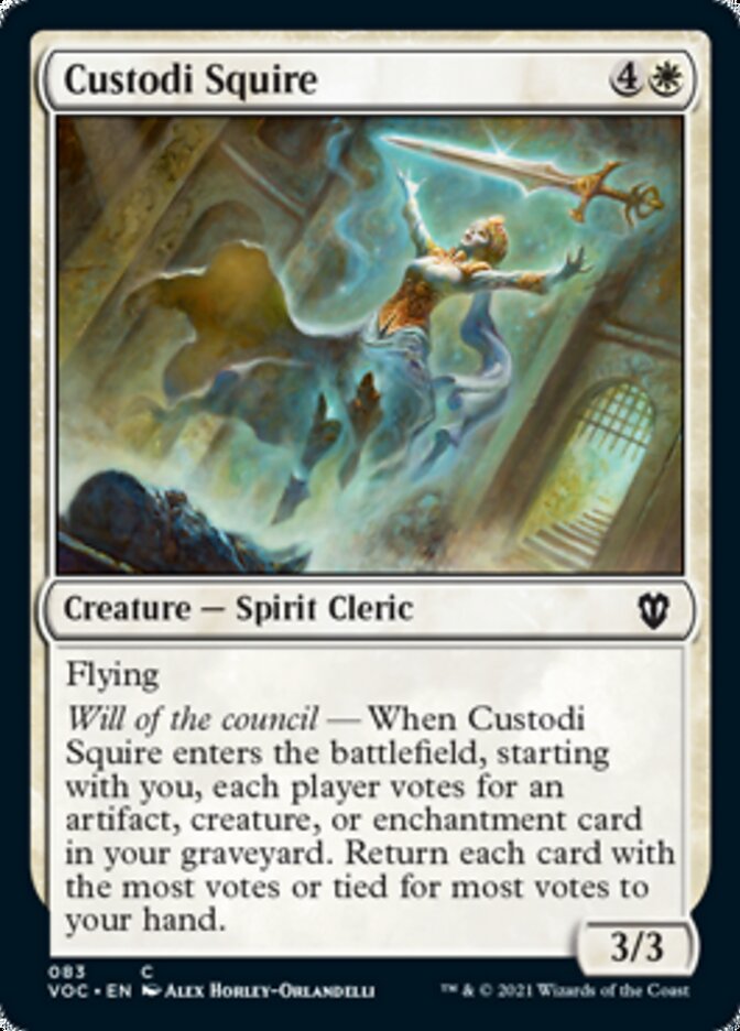 Custodi Squire [Innistrad: Crimson Vow Commander] | Galactic Gamez