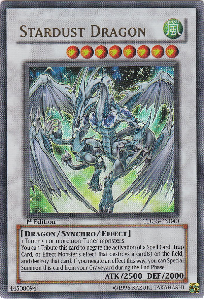 Stardust Dragon [TDGS-EN040] Ultra Rare | Galactic Gamez