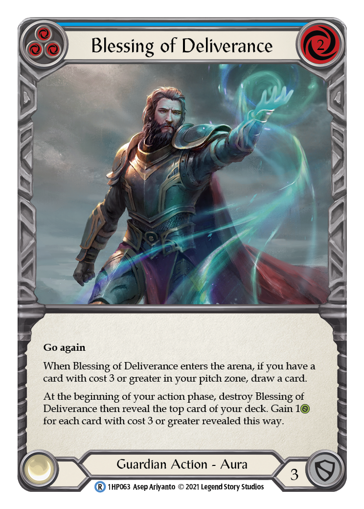 Blessing of Deliverance (Blue) [1HP063] | Galactic Gamez