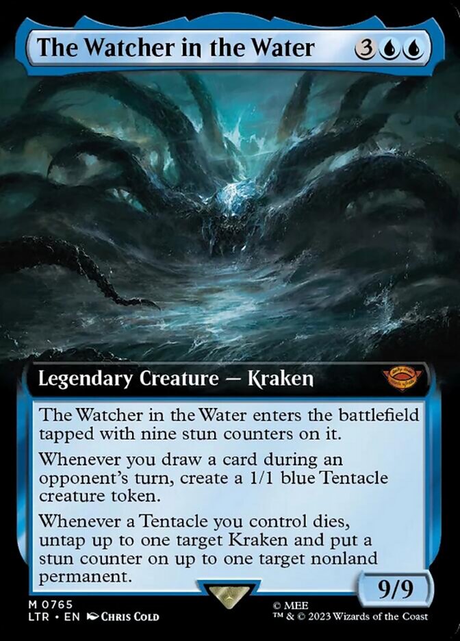 The Watcher in the Water (Extended Art) (Surge Foil) [The Lord of the Rings: Tales of Middle-Earth] | Galactic Gamez