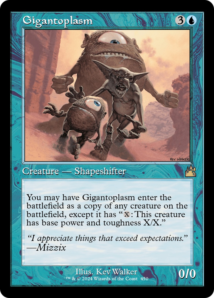 Gigantoplasm (Retro Frame) [Ravnica Remastered] | Galactic Gamez