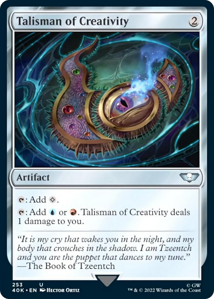 Talisman of Creativity [Universes Beyond: Warhammer 40,000] | Galactic Gamez