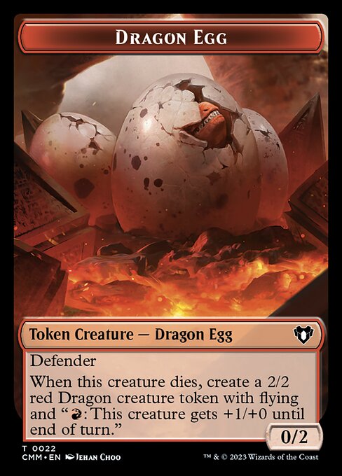City's Blessing // Dragon Egg Double-Sided Token [Commander Masters Tokens] | Galactic Gamez