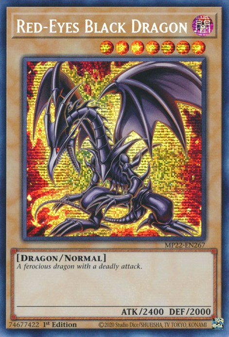 Red-Eyes Black Dragon [MP22-EN267] Prismatic Secret Rare | Galactic Gamez