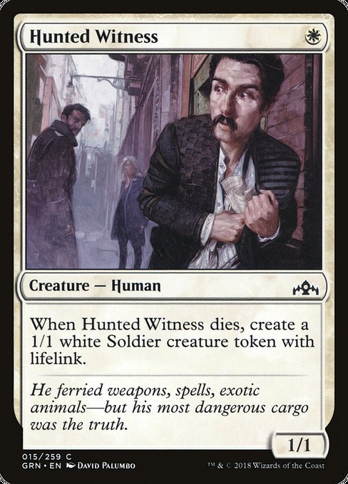 Hunted Witness [Guilds of Ravnica] | Galactic Gamez