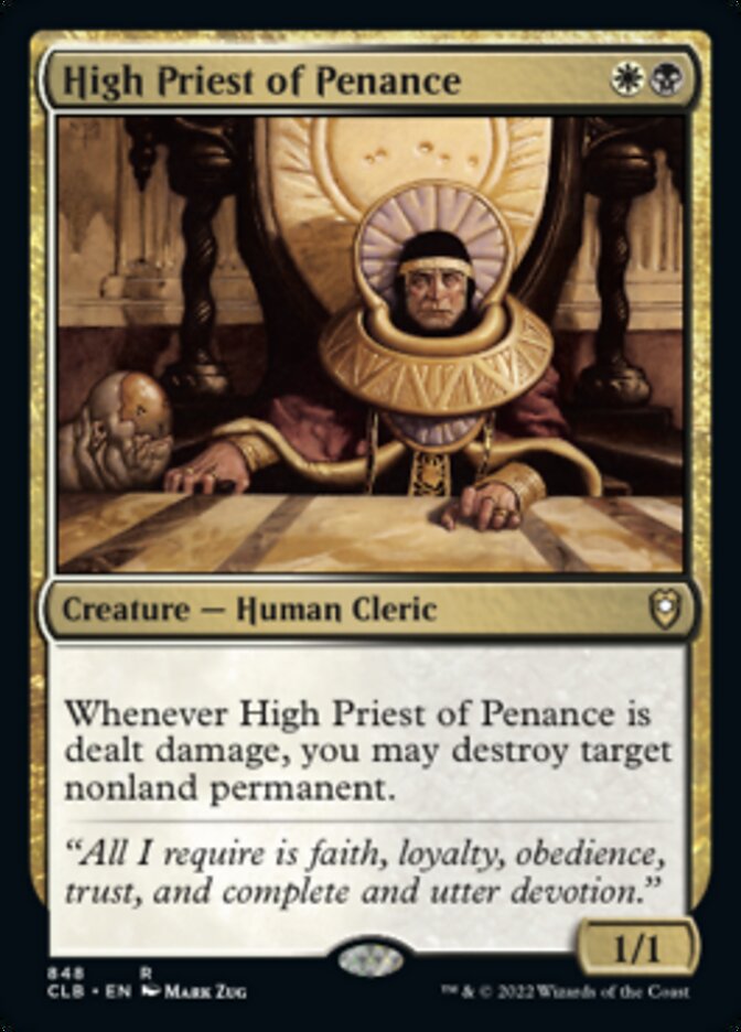 High Priest of Penance [Commander Legends: Battle for Baldur's Gate] | Galactic Gamez