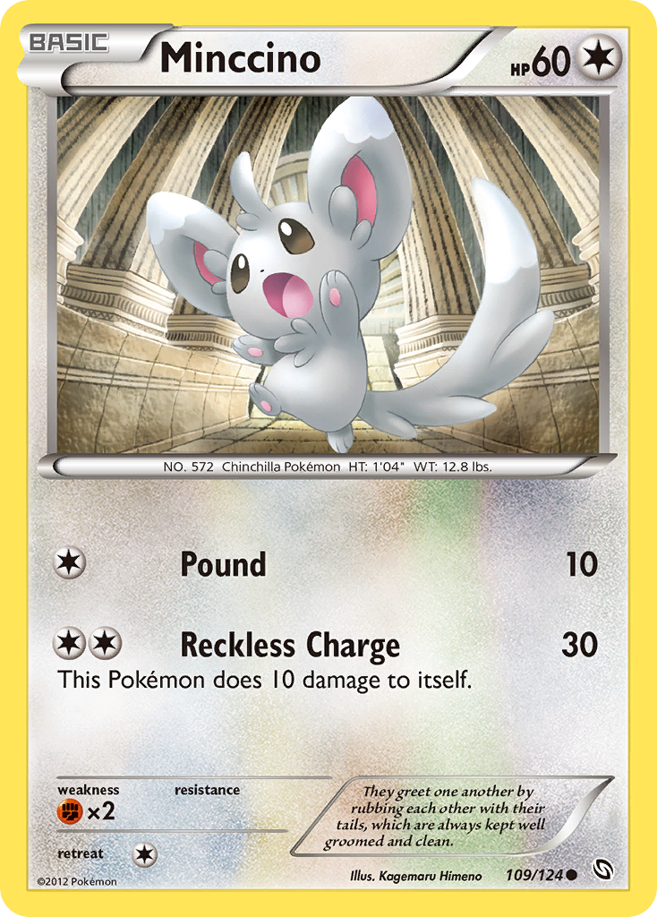 Minccino (109/124) [Black & White: Dragons Exalted] | Galactic Gamez