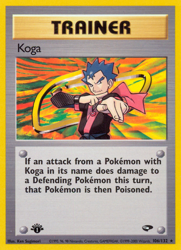 Koga (106/132) [Gym Challenge 1st Edition] | Galactic Gamez