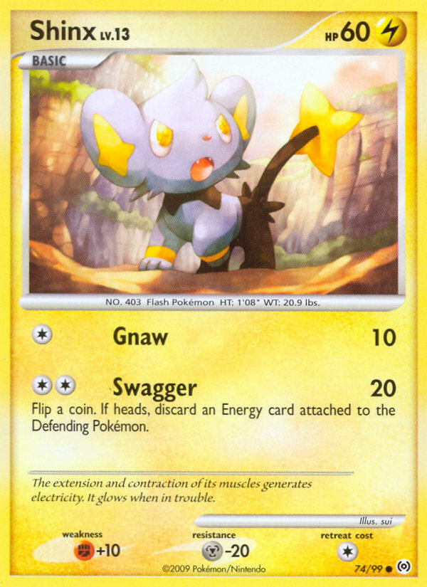 Shinx (74/99) [Platinum: Arceus] | Galactic Gamez