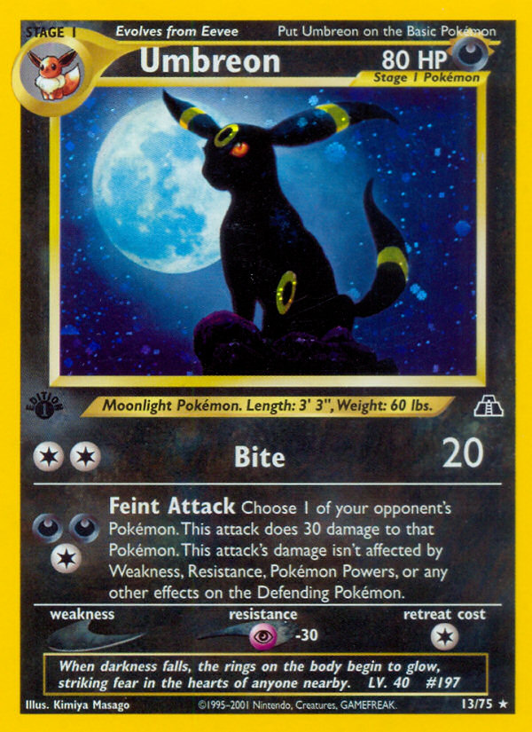 Umbreon (13/75) [Neo Discovery 1st Edition] | Galactic Gamez