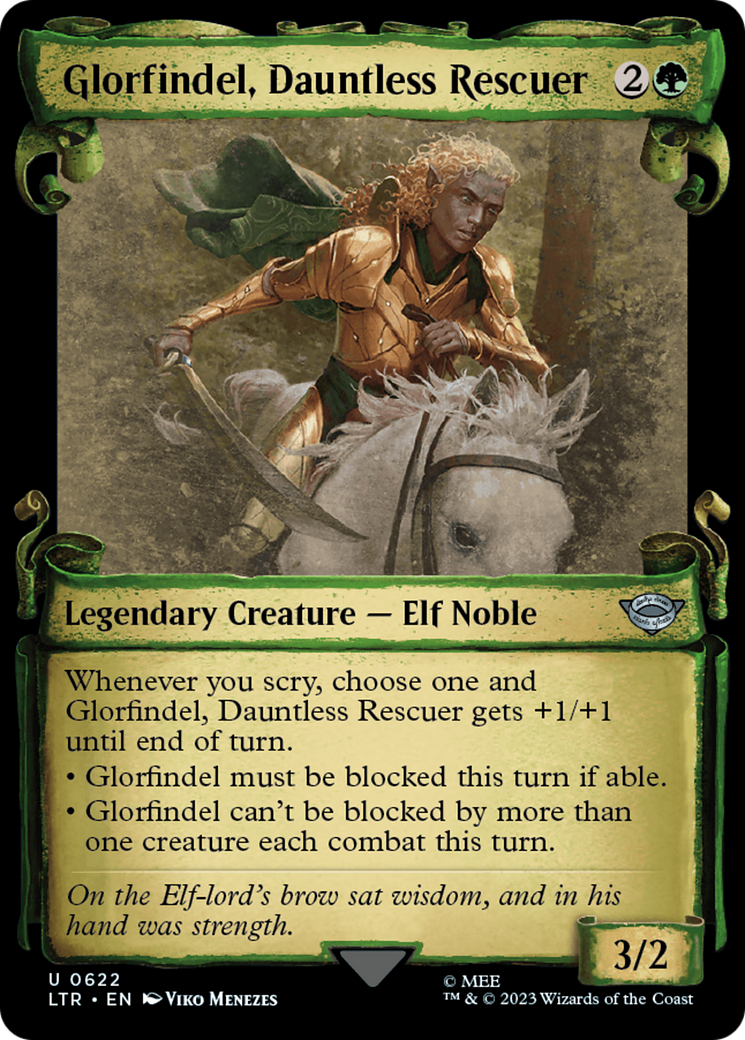 Glorfindel, Dauntless Rescuer [The Lord of the Rings: Tales of Middle-Earth Showcase Scrolls] | Galactic Gamez