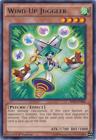 Wind-Up Juggler [BP03-EN086] Rare | Galactic Gamez