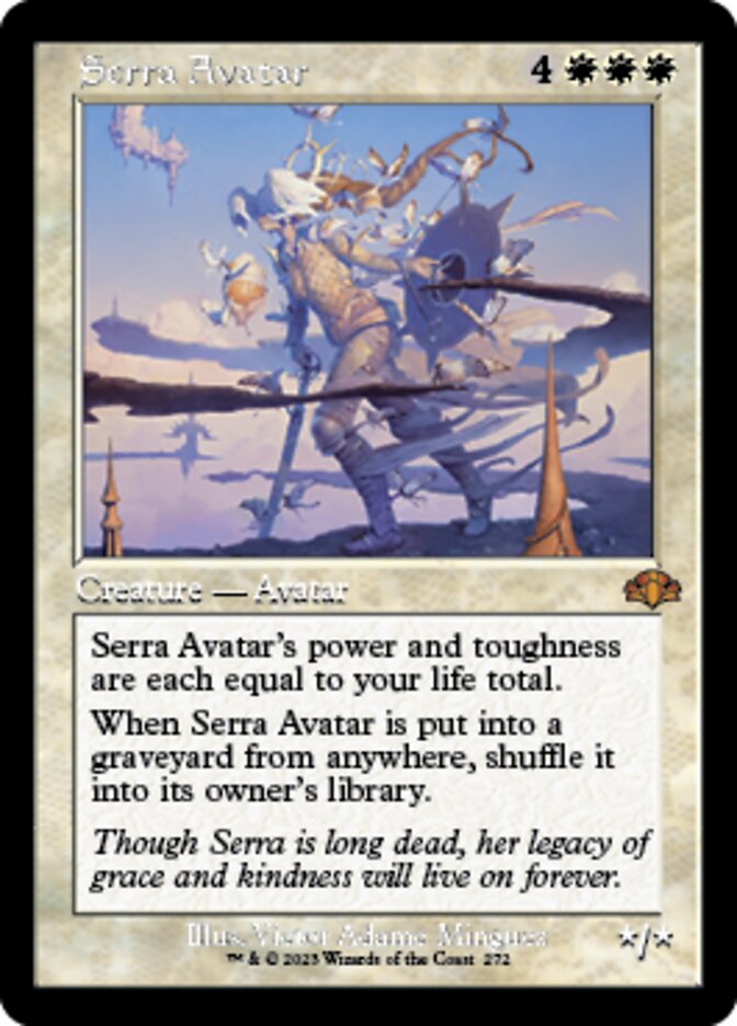 Serra Avatar (Retro) [Dominaria Remastered] | Galactic Gamez