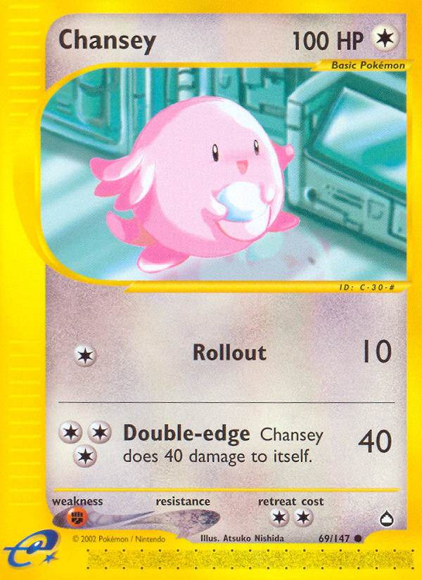 Chansey (69/147) [Aquapolis] | Galactic Gamez