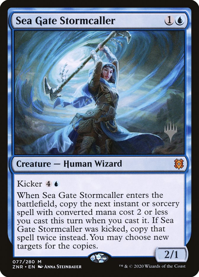 Sea Gate Stormcaller (Promo Pack) [Zendikar Rising Promos] | Galactic Gamez