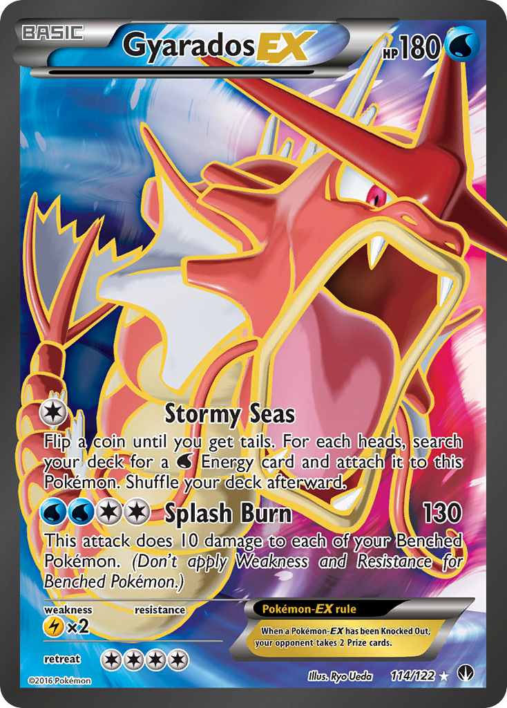 Gyarados EX (114/122) [XY: BREAKpoint] | Galactic Gamez