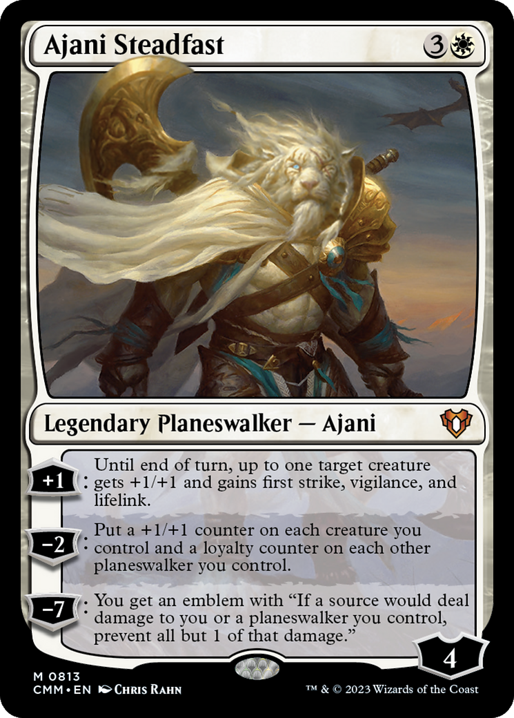 Ajani Steadfast [Commander Masters] | Galactic Gamez