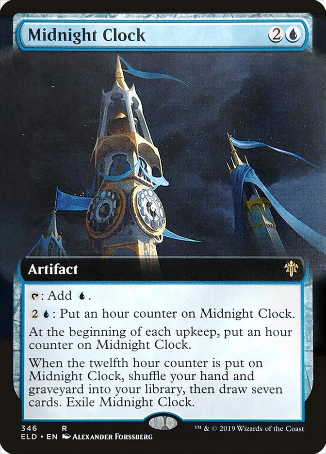 Midnight Clock (Extended Art) [Throne of Eldraine] | Galactic Gamez