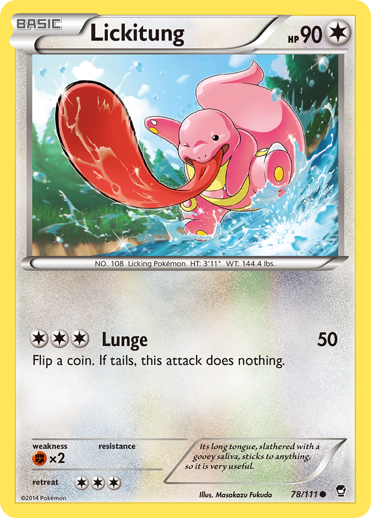 Lickitung (78/111) [XY: Furious Fists] | Galactic Gamez