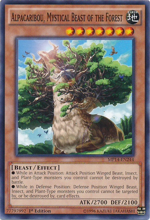 Alpacaribou, Mystical Beast of the Forest [MP14-EN244] Common | Galactic Gamez
