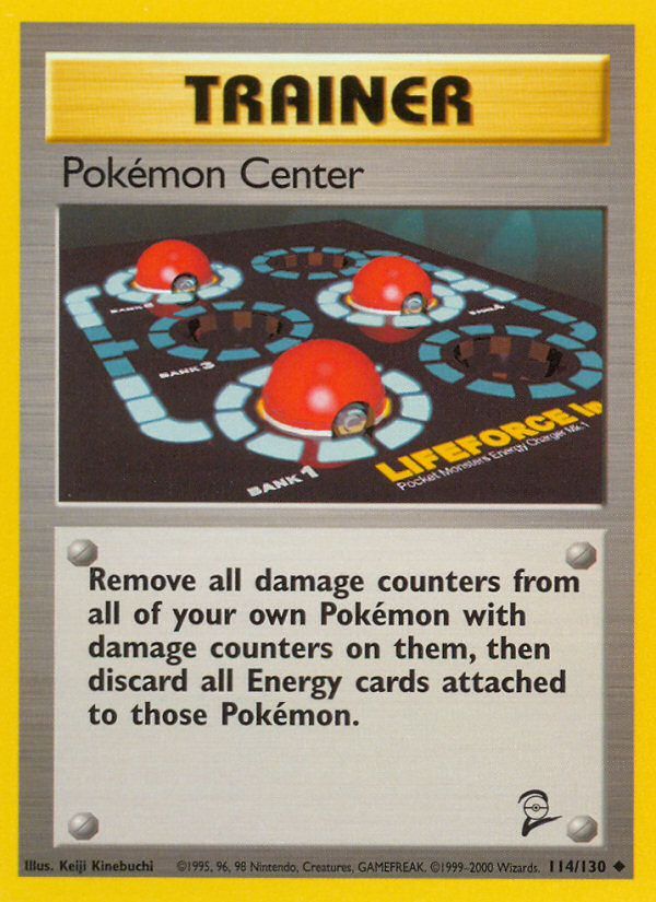 Pokemon Center (114/130) [Base Set 2] | Galactic Gamez