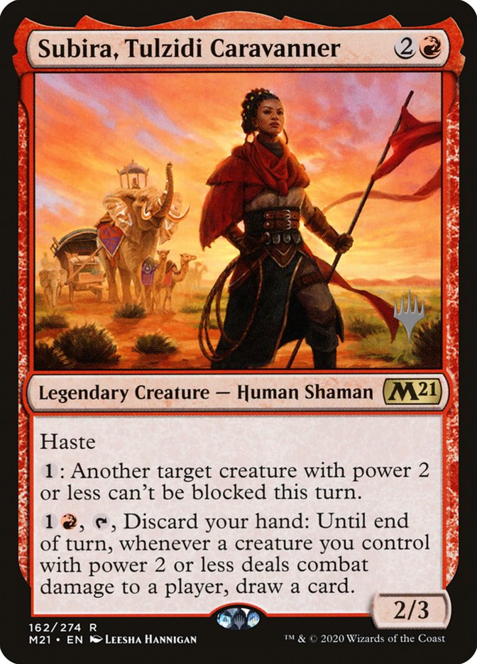 Subira, Tulzidi Caravanner (Promo Pack) [Core Set 2021 Promos] | Galactic Gamez