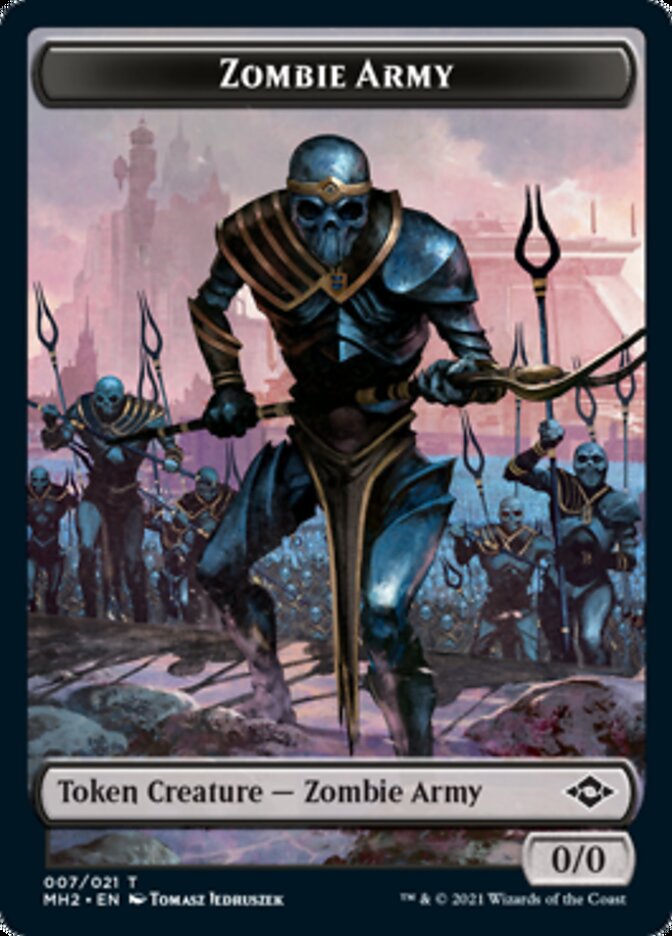 Zombie Army Token [Modern Horizons 2 Tokens] | Galactic Gamez