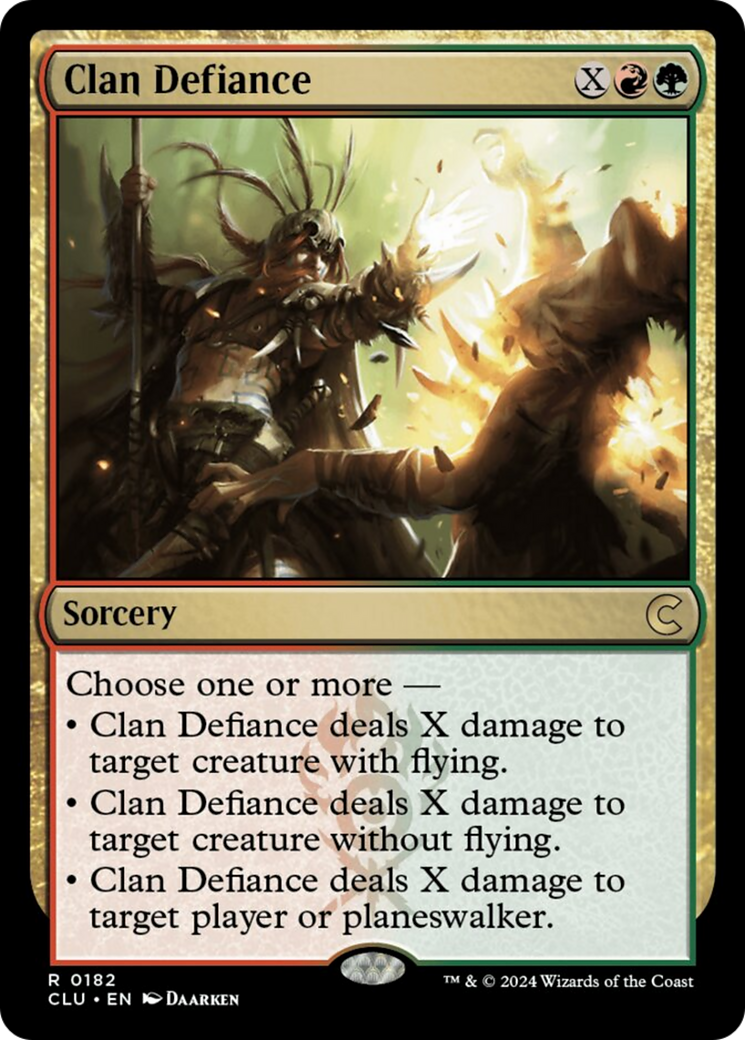 Clan Defiance [Ravnica: Clue Edition] | Galactic Gamez