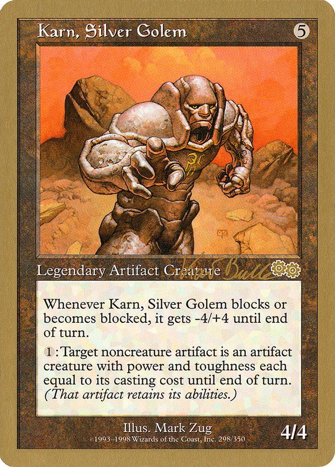 Karn, Silver Golem (Kai Budde) [World Championship Decks 1999] | Galactic Gamez