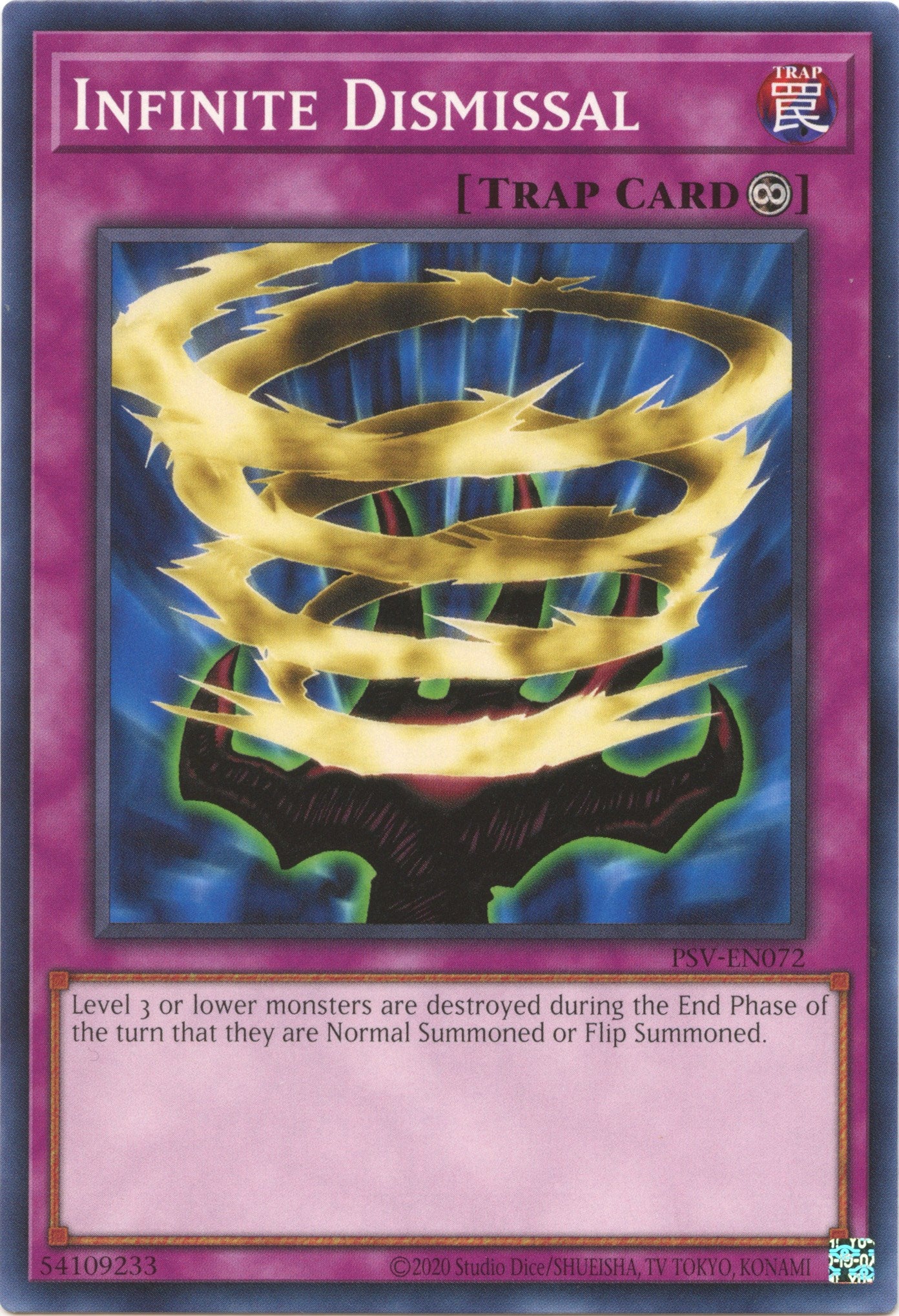 Infinite Dismissal (25th Anniversary) [PSV-EN072] Common | Galactic Gamez
