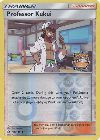 Professor Kukui (128/149) (Regional Championship Promo) [Sun & Moon: Base Set] | Galactic Gamez