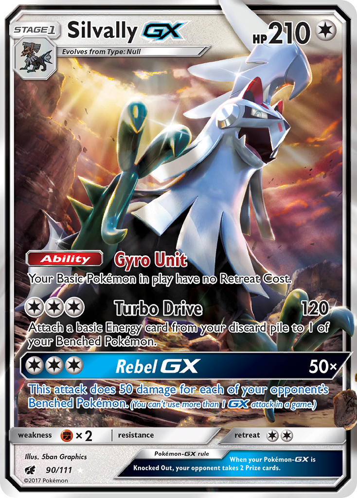 Silvally GX (90/111) [Sun & Moon: Crimson Invasion] | Galactic Gamez