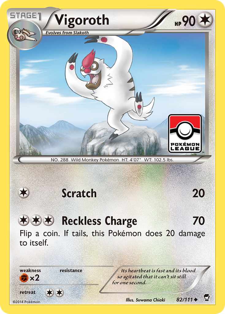 Vigoroth (82/111) [XY: Furious Fists] | Galactic Gamez