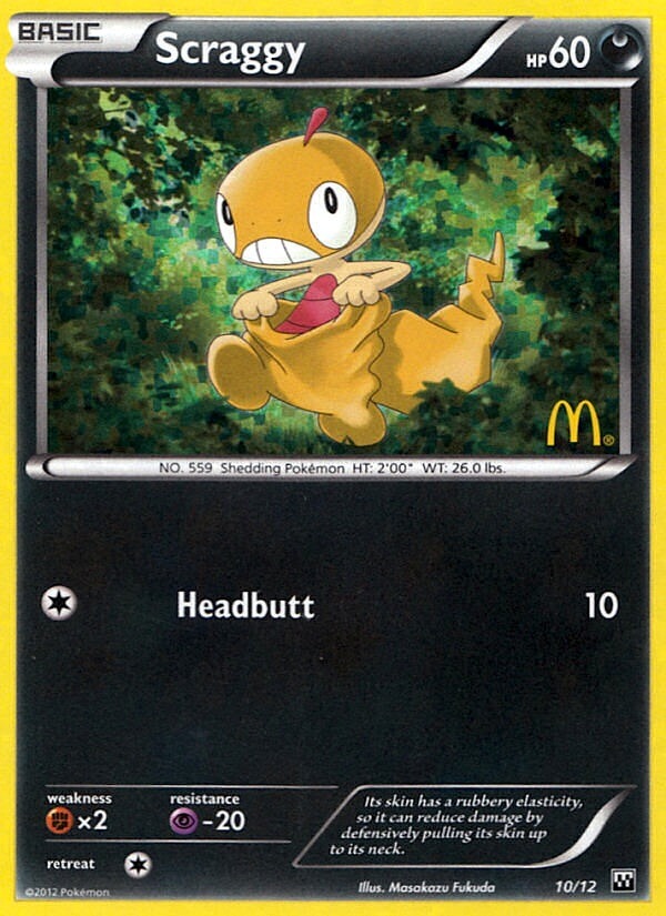 Scraggy (10/12) [McDonald's Promos: 2012 Collection] | Galactic Gamez