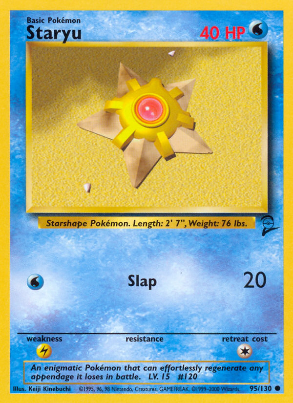 Staryu (95/130) [Base Set 2] | Galactic Gamez