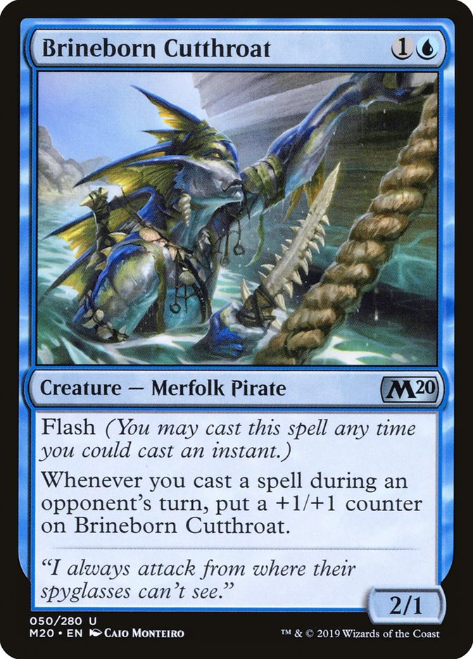 Brineborn Cutthroat [Core Set 2020] | Galactic Gamez