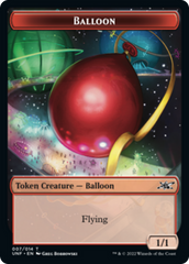 Teddy Bear // Balloon Double-sided Token [Unfinity Tokens] | Galactic Gamez