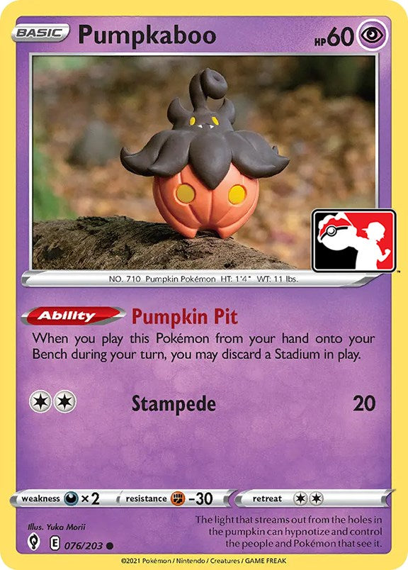 Pumpkaboo (076/203) [Prize Pack Series One] | Galactic Gamez