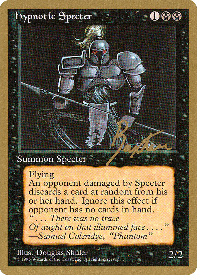 Hypnotic Specter (George Baxter) [Pro Tour Collector Set] | Galactic Gamez