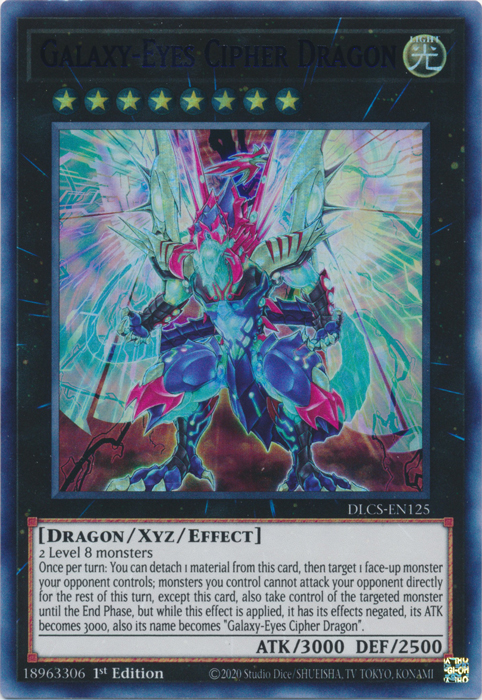 Galaxy-Eyes Cipher Dragon (Blue) [DLCS-EN125] Ultra Rare | Galactic Gamez