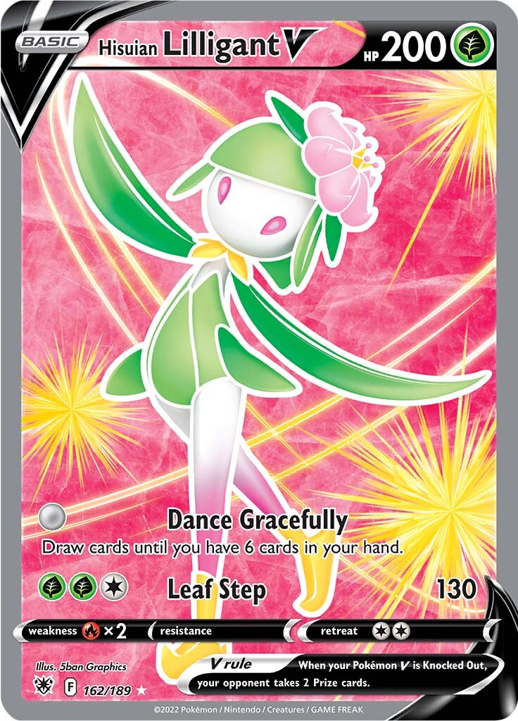 Hisuian Lilligant V (162/189) [Sword & Shield: Astral Radiance] | Galactic Gamez