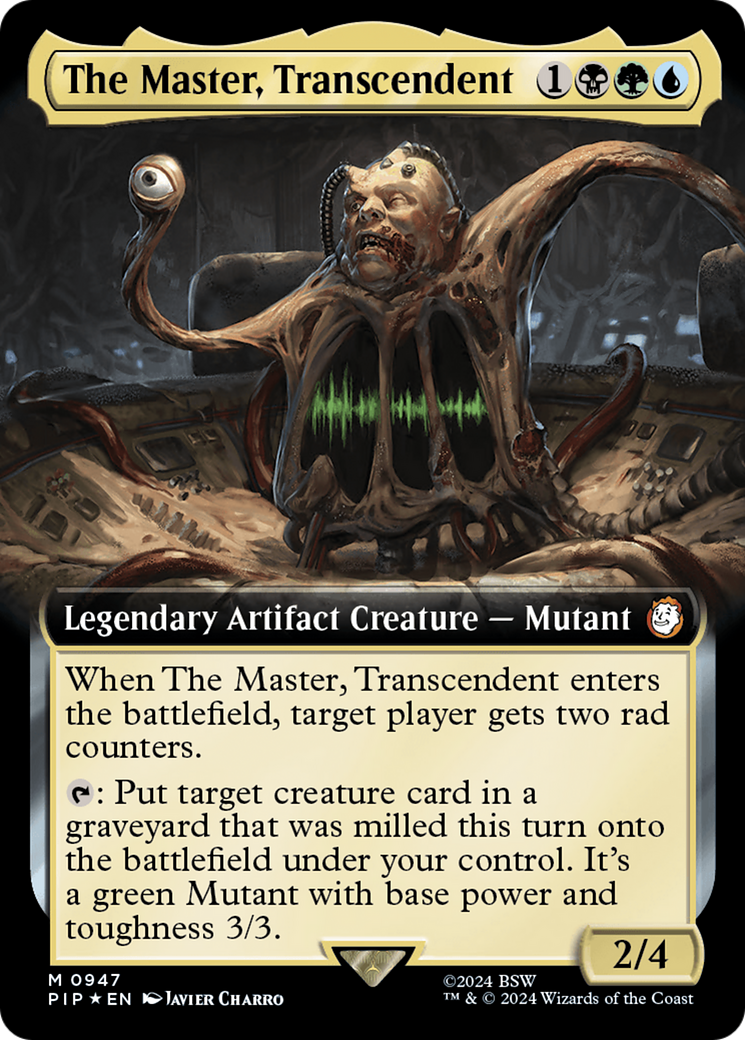The Master, Transcendent (Extended Art) (Surge Foil) [Fallout] | Galactic Gamez