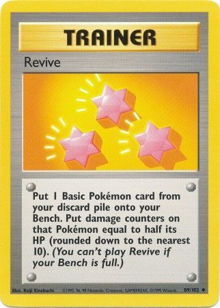 Revive (89/102) [Base Set Unlimited] | Galactic Gamez