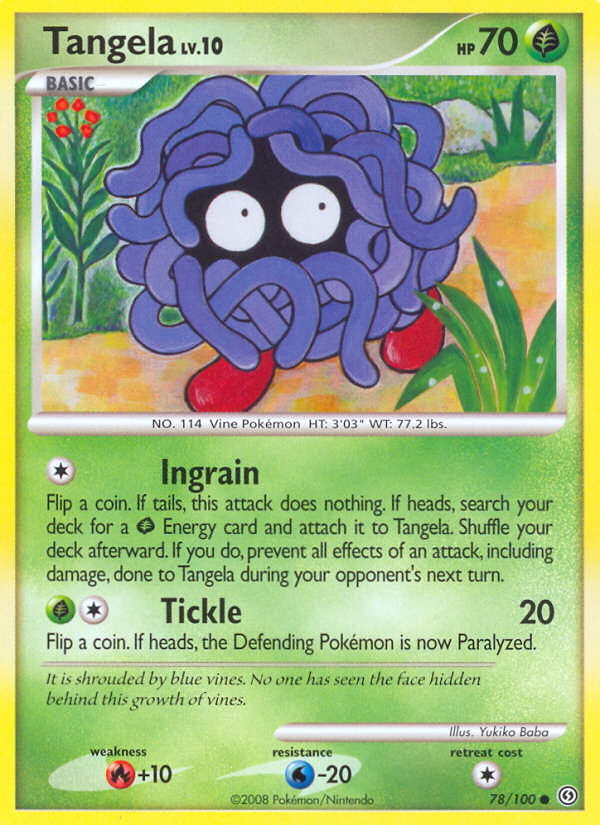 Tangela (78/100) [Diamond & Pearl: Stormfront] | Galactic Gamez