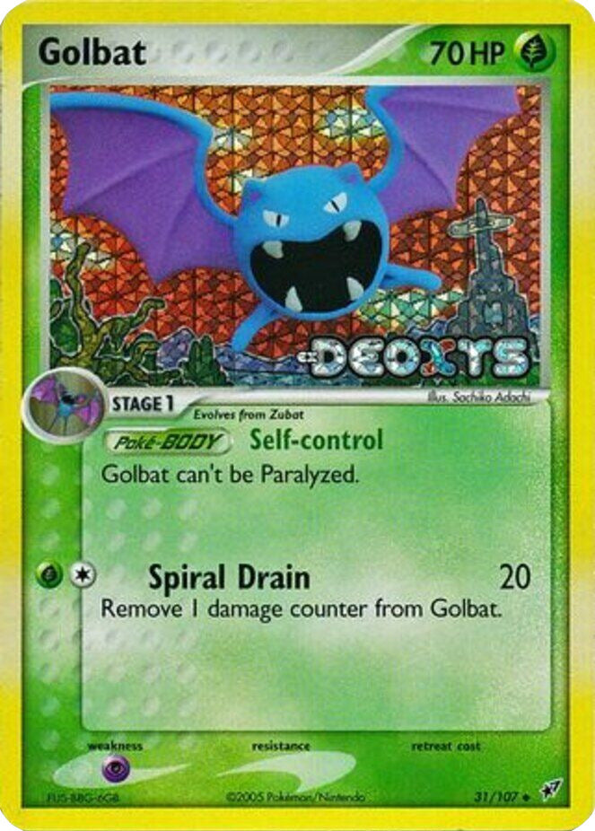 Golbat (31/107) (Stamped) [EX: Deoxys] | Galactic Gamez