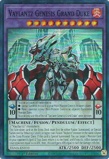 Vaylantz Genesis Grand Duke [TAMA-EN010] Super Rare | Galactic Gamez