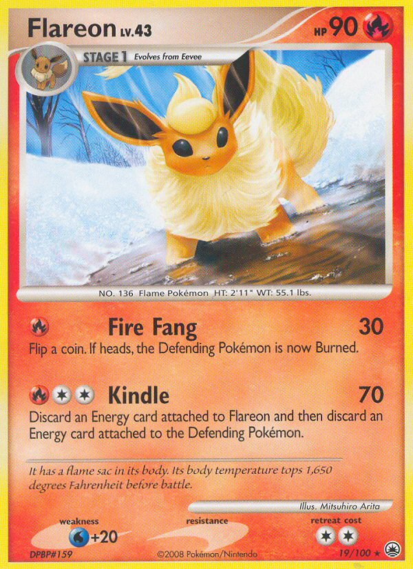 Flareon (19/100) [Diamond & Pearl: Majestic Dawn] | Galactic Gamez